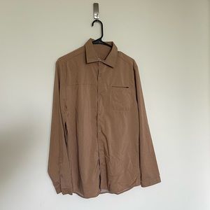 All in motion Shirt color Tan size M